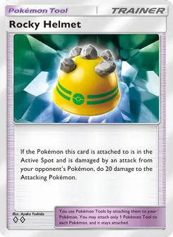Pokémon-Karte Rocky Helmet 148/140