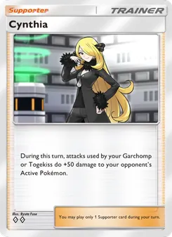 Pokémon-Karte Cynthia 152/140