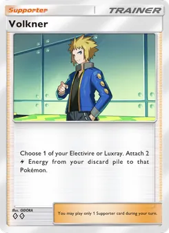 Pokémon-Karte Volkner 153/140