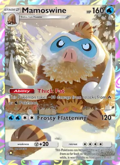 Pokémon-Karte Mamoswine 160/140