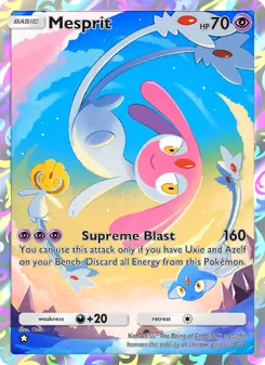Pokémon-Karte Mesprit 166/140