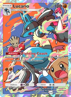 Pokémon-Karte Lucario 170/140