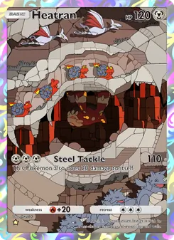 Pokémon-Karte Heatran 174/140