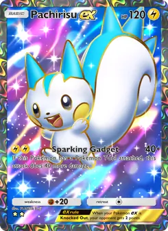 Pokémon-Karte Pachirisu ex 183/140