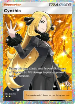 Pokémon-Karte Cynthia 192/140