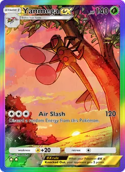 Pokémon-Karte Yanmega ex 196/140