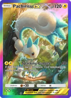 Pokémon-Karte Pachirisu ex 198/140
