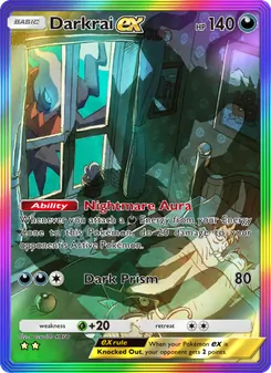 Pokémon-Karte Darkrai ex 202/140