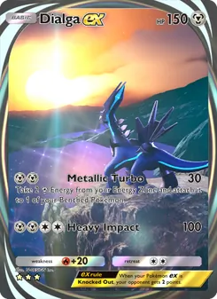 Pokémon-Karte Dialga ex 205/140