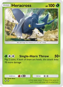 Pokémon-Karte Heracross 001/075