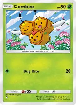 Pokémon-Karte Combee 004/075