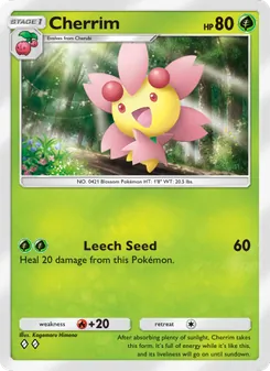 Pokémon-Karte Cherrim 008/075