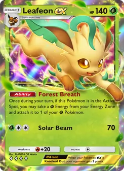 Pokémon-Karte Leafeon ex 010/075
