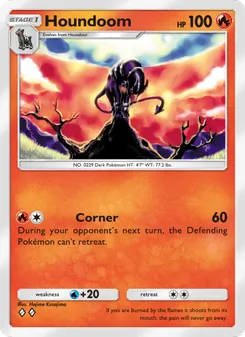 Pokémon-Karte Houndoom 012/075