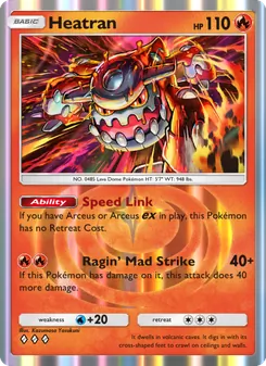Pokémon-Karte Heatran 013/075