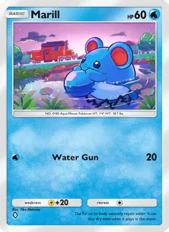 Pokémon-Karte Marill 014/075