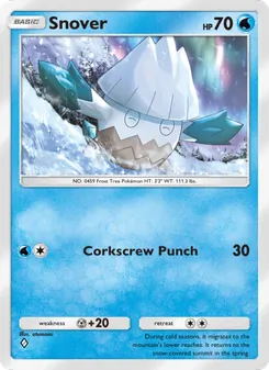 Pokémon-Karte Snover 020/075