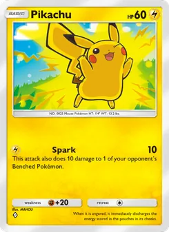 Pokémon-Karte Pikachu 025/075