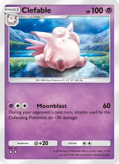 Pokémon-Karte Clefable 030/075