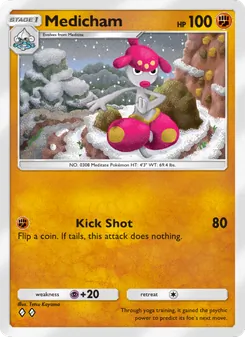 Pokémon-Karte Medicham 044/075