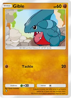 Pokémon-Karte Gible 045/075
