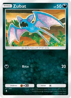 Pokémon-Karte Zubat 048/075