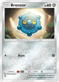 Pokémon-Karte Bronzor 058/075