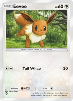 Pokémon-Karte Eevee 062/075