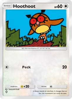Pokémon-Karte Hoothoot 064/075