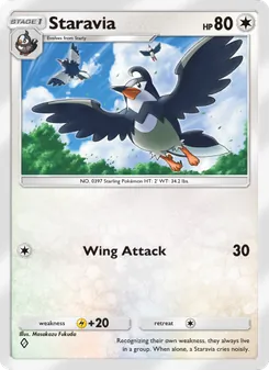 Pokémon-Karte Staravia 067/075