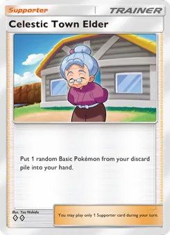 Pokémon-Karte Celestic Town Elder 073/075