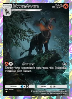 Pokémon-Karte Houndoom 076/075