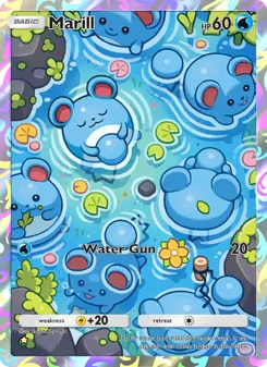 Pokémon-Karte Marill 077/075
