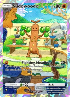 Pokémon-Karte Sudowoodo 079/075