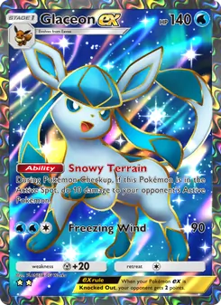 Pokémon-Karte Glaceon ex 083/075