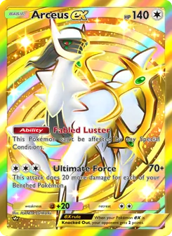 Pokémon-Karte Arceus ex 096/075