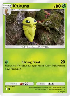 Pokémon-Karte Kakuna 002/072