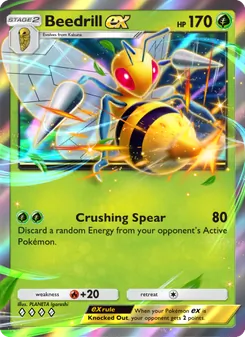 Pokémon-Karte Beedrill ex 003/072
