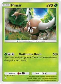 Pokémon-Karte Pinsir 004/072
