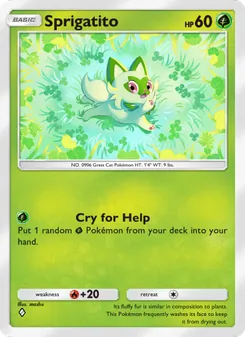 Pokémon-Karte Sprigatito 005/072