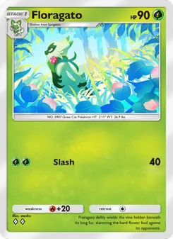 Pokémon-Karte Floragato 006/072
