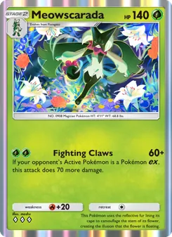 Pokémon-Karte Meowscarada 007/072