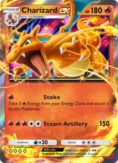 Pokémon-Karte Charizard ex 010/072