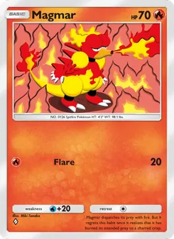 Pokémon-Karte Magmar 011/072