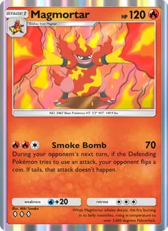 Pokémon-Karte Magmortar 012/072