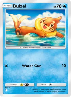 Pokémon-Karte Buizel 016/072