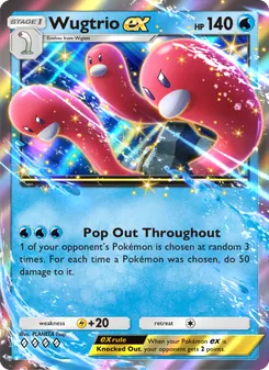 Pokémon-Karte Wugtrio ex 019/072