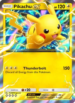 Pokémon-Karte Pikachu ex 022/072