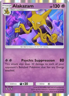 Pokémon-Karte Alakazam 031/072