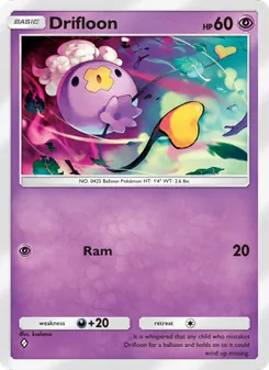 Pokémon-Karte Drifloon 033/072